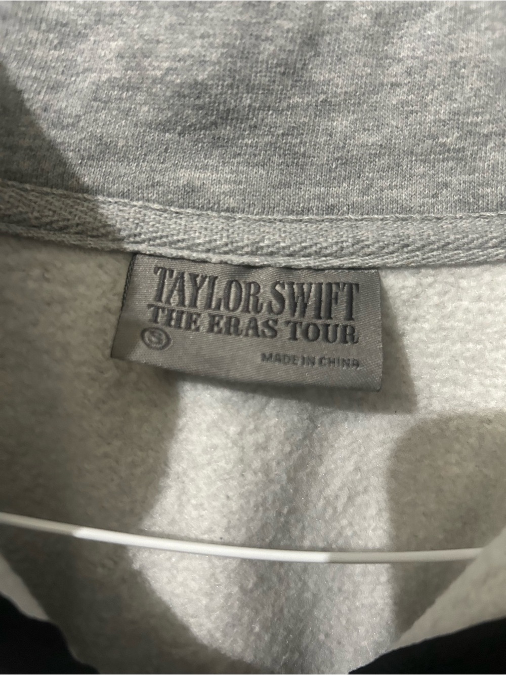 Taylor Swift Light Gray Women's Zip-Up Sweater - Picture 2 of 5